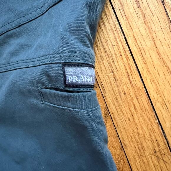 Prana Shorts Mens Small Zion Belted Hiking Performance Cargo Green - Picture 4 of 10